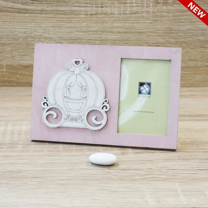 Portafoto Carrozza Rosa Saldi