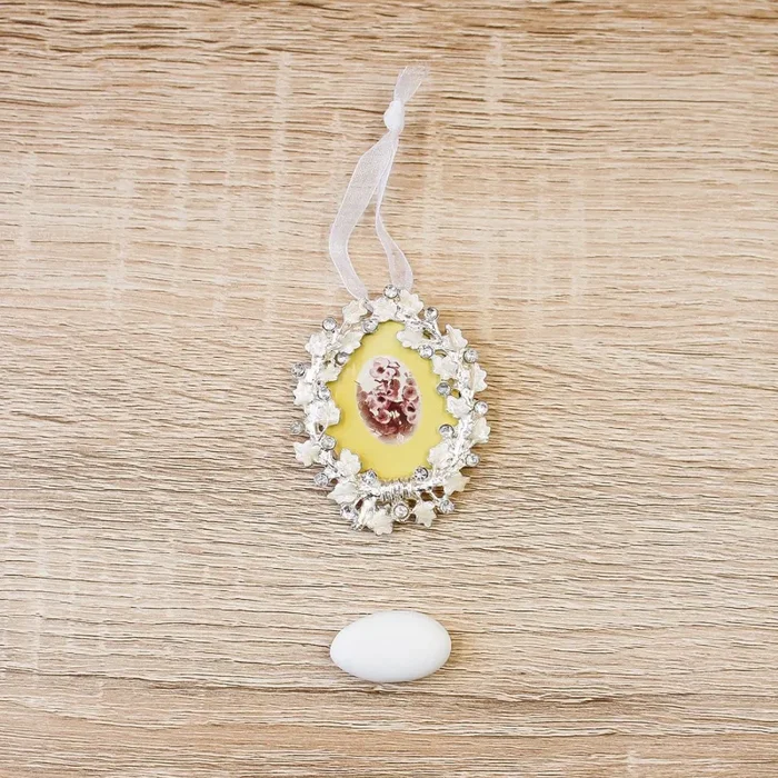 Portafoto Ovale Piccolo con Foglie Sconti