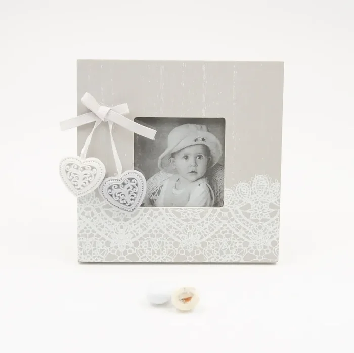 Portafoto Shabby con Cuoricini