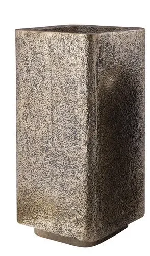 PORTAVASI IN LAMIERA DI ALLUMINIO GOLD (48x48x99cm)