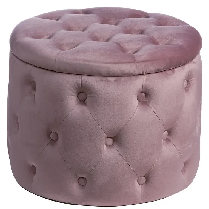Pouf in velluto con contenitore 50 cm – Oulad