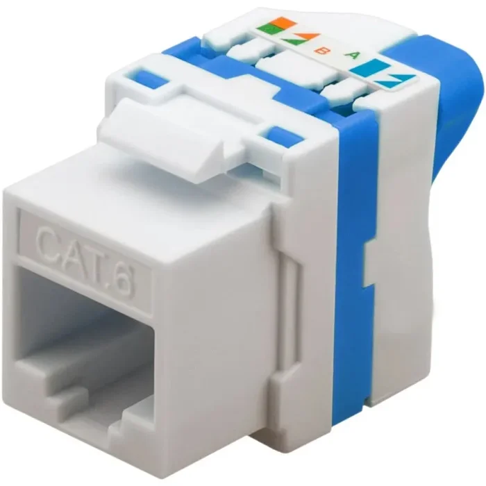 Presa dati rj45 cat6 utp ethernet compatibile bticino matix crimpaggio senza utensile - immagine 2