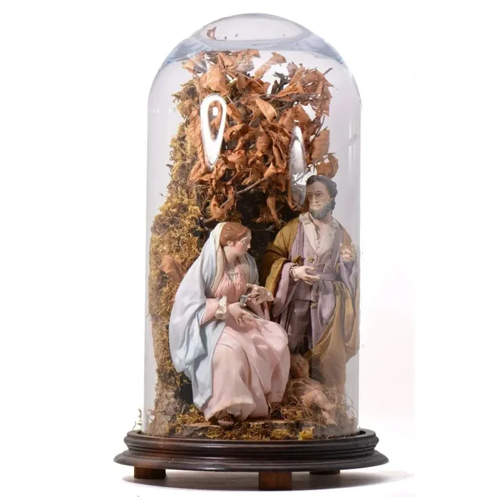 Presepe in Campana di vetro Moda