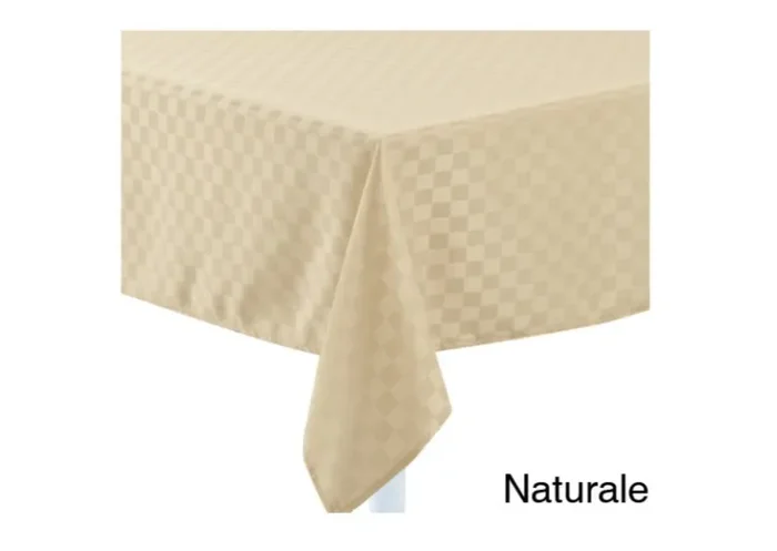 Preziosa Home Tovaglia Idrorepellente Antimacchia 140 x 180 Naturale