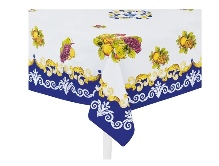 Preziosa Home Tovaglia Raso 140 x 240 Cm con Stampa Digitale Frutta Ass. Poliestere 1 Pz In saldo - immagine 3