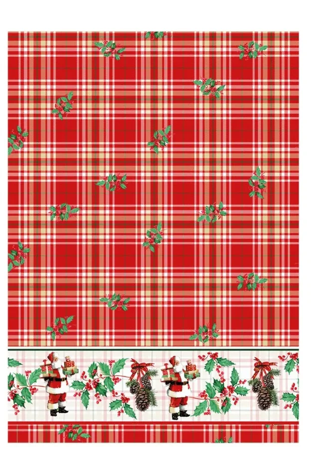 Preziosa Home Tovaglia Tree Sommaruga Natale Ass. 140 x 230 Pz No stiro Multicolor 1 Pz