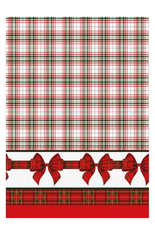 Preziosa Home Tovaglia Tree Sommaruga Natale Ass. 140 x 230 Pz No stiro Multicolor 1 Pz - immagine 2