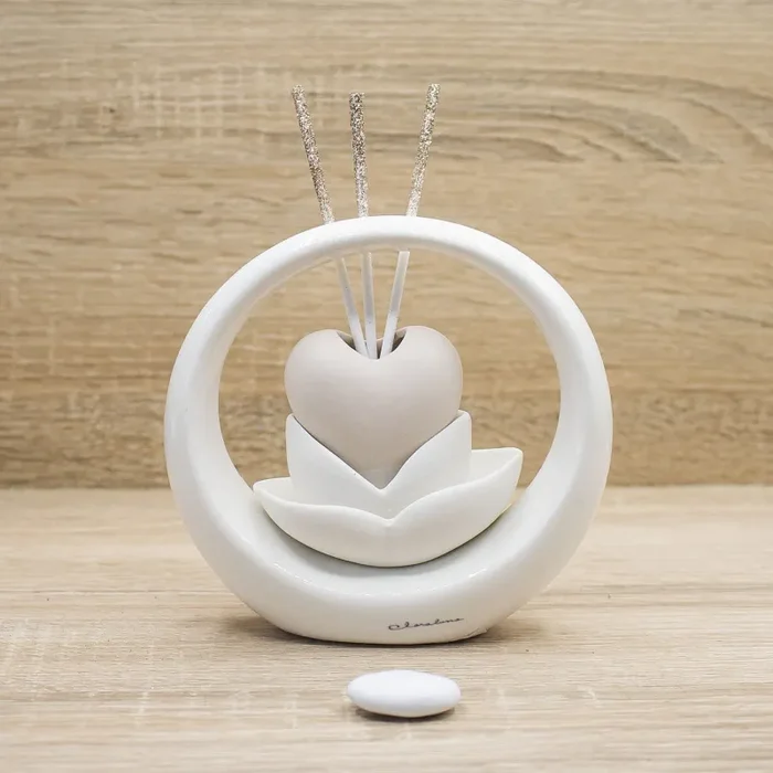 Profumatore Cuore Tortora Circolare Claraluna