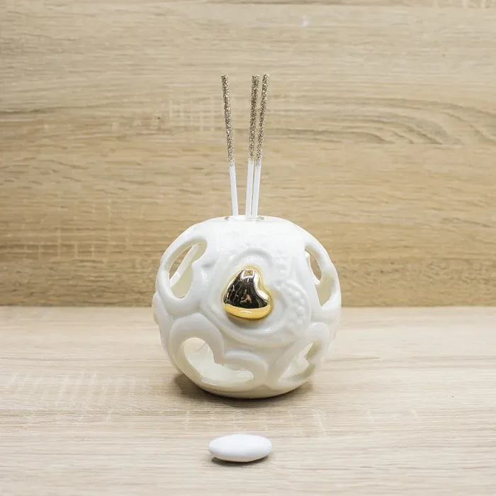 Profumatore Led Sfera con Cuore Claraluna