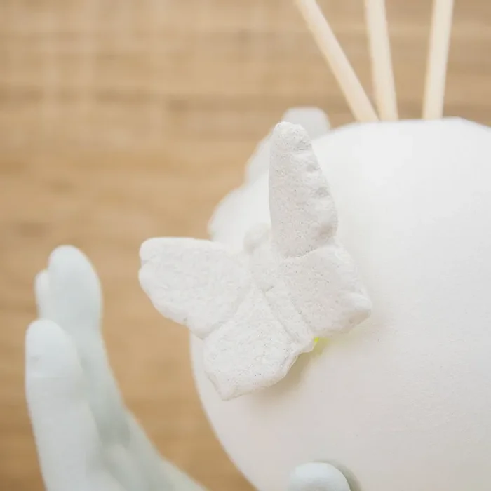 Profumatore Mani con Mappamondo e Farfalle Celeste Stone Italy In saldo - immagine 3