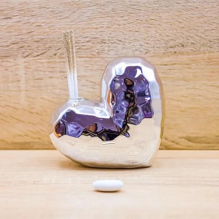 Profumatore Medio Cuore Argento Claraluna Moda