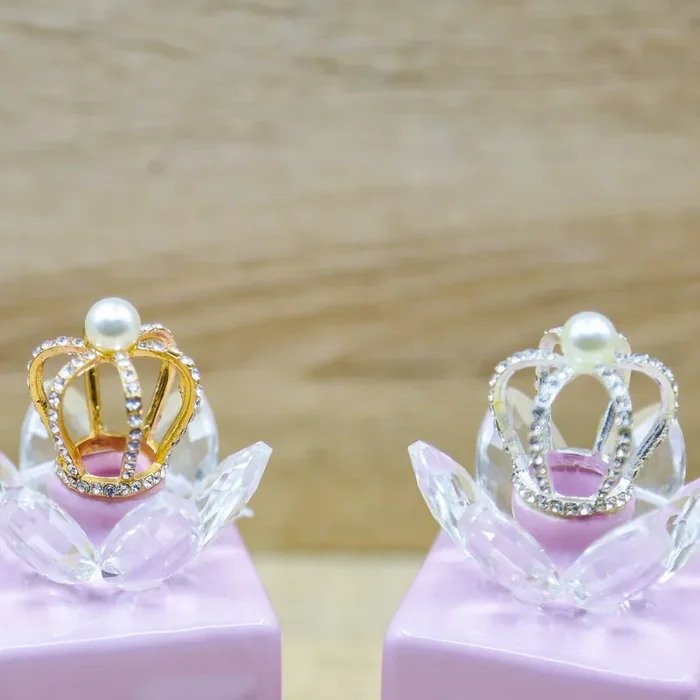 Profumatore Rosa Cubo con Corona Marilyn Rome - immagine 2