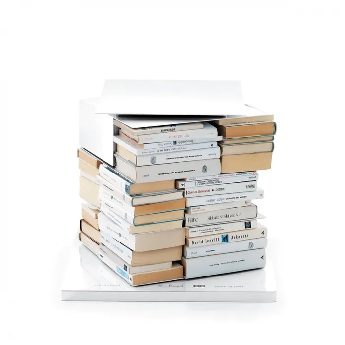 Ptolomeo x4 short libreria verticale – comodino – tavolino - immagine 2