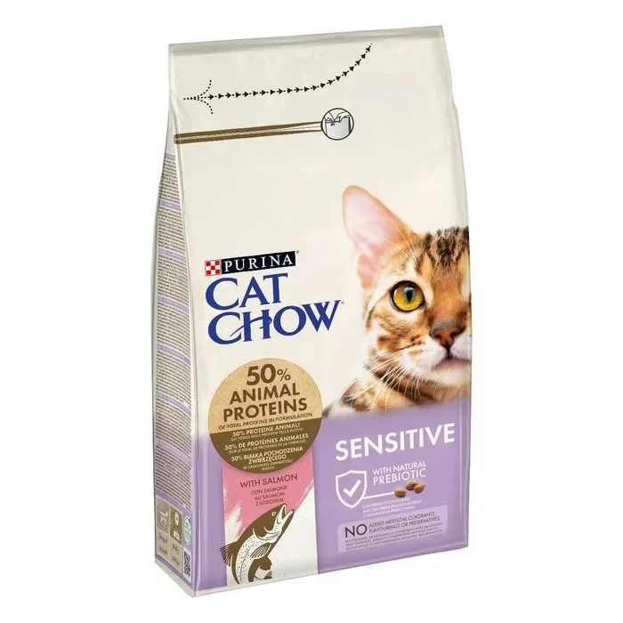 Purina Cat Chow Adult Sensitive ricco in salmone