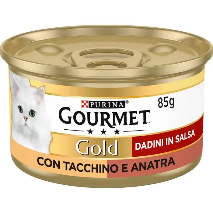 Purina Gourmet Gold Dadini in salsa con tacchino e anatra 85g In saldo