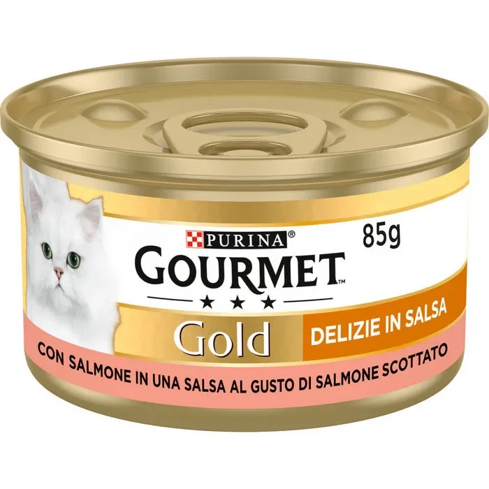 Purina Gourmet Gold Delizie in salsa con salmone 85g