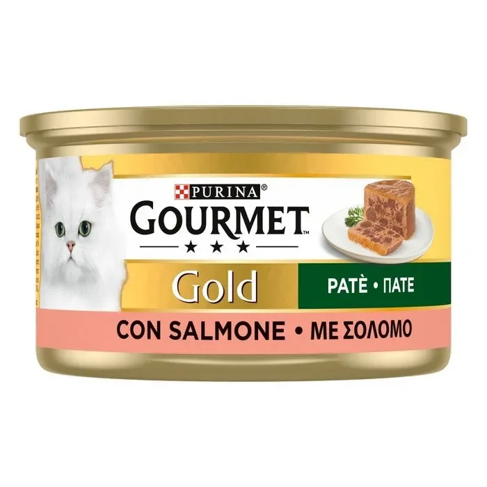 Purina Gourmet Gold Paté con salmone 85g In saldo