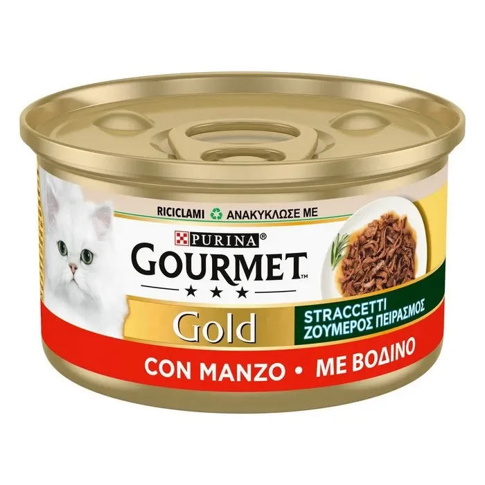 Purina Gourmet Gold Straccetti con Manzo 85g