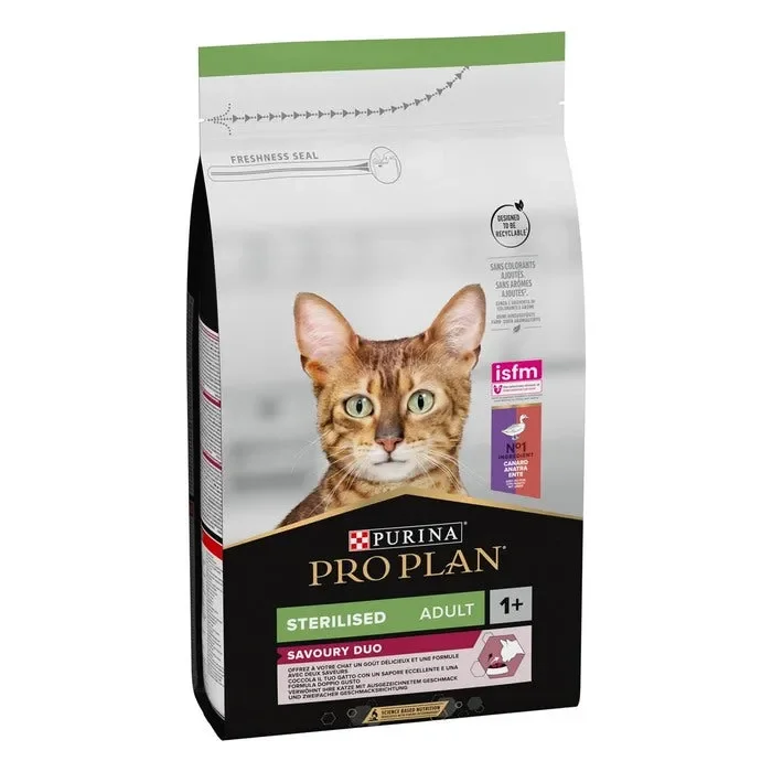 Purina Pro Plan Adult Sterilised Savoury Duo ricco in anatra e fegato