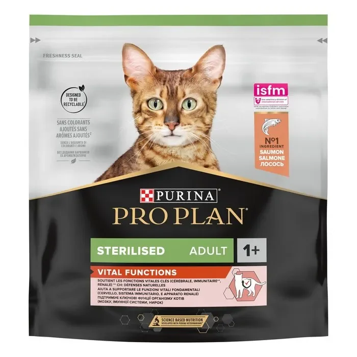 Purina Pro Plan Adult Sterilised Vital Function ricco in salmone