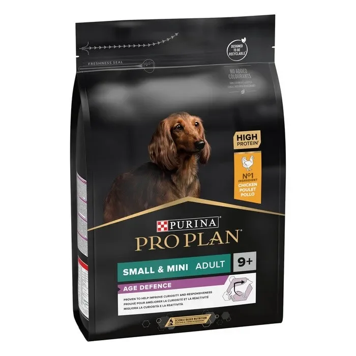 Purina Pro Plan Small&Mini Adult 9+ Age Defence ricco in pollo