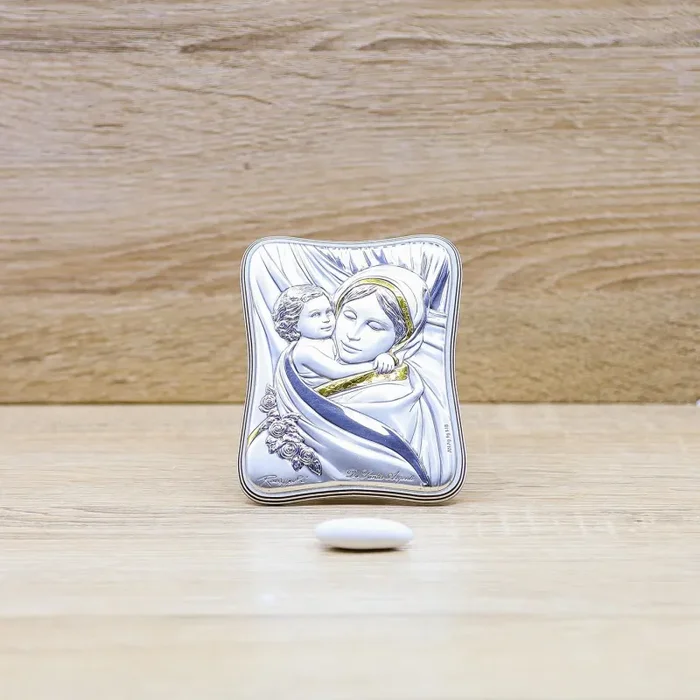 Quadretto Argento con Maternità De Santis Argenti Saldi