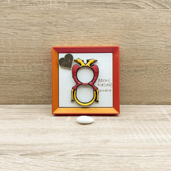 Quadretto Asso di Denari Personalizzato Bella Napoli