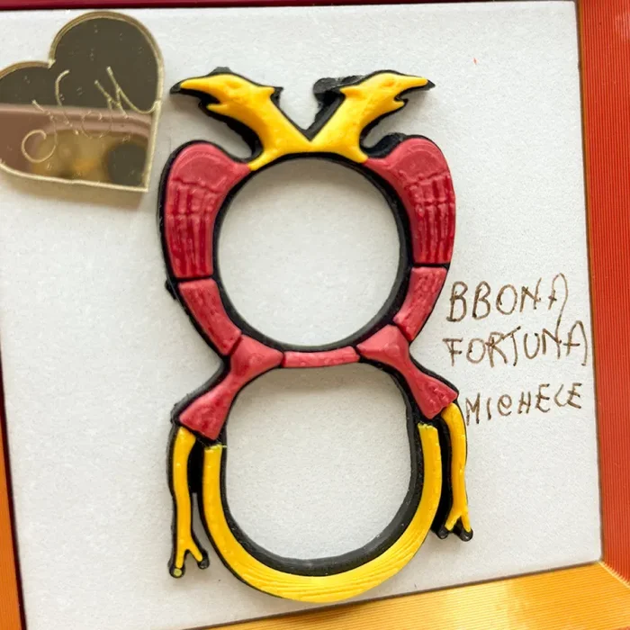 Quadretto Asso di Denari Personalizzato Bella Napoli - immagine 2