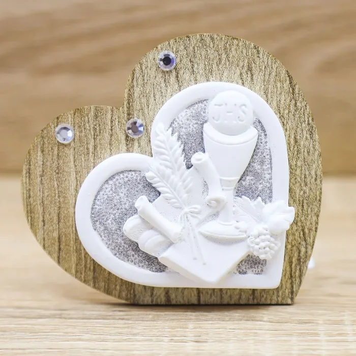 Quadretto Cuore con Calice - immagine 2