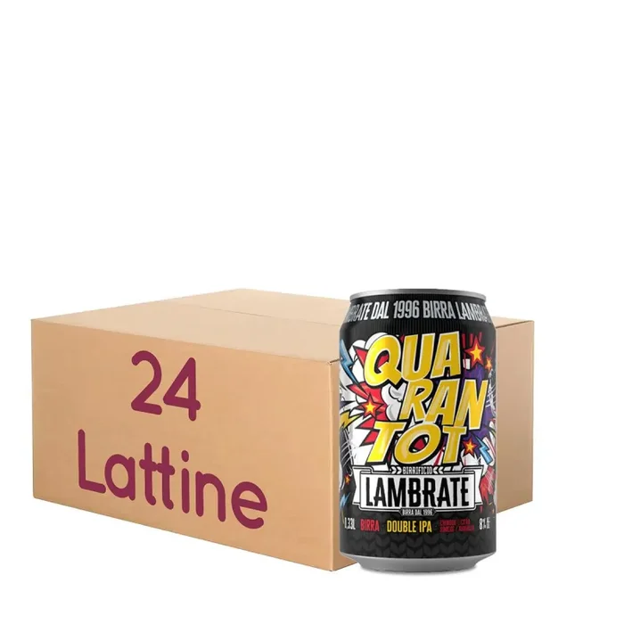 Quarantot Lambrate – Double IPA – LATT. 33 Cl KIT 24