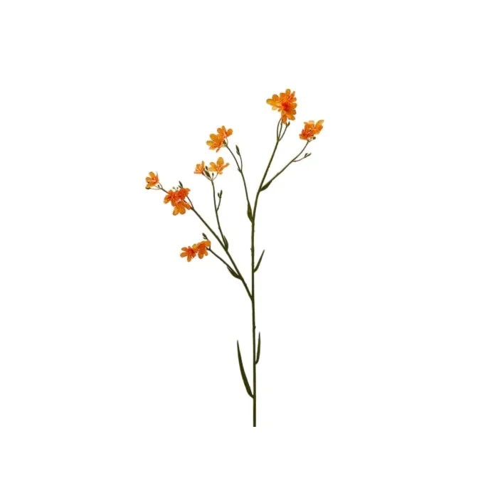 Ramo artificiale di belamcanda arancione 80 cm