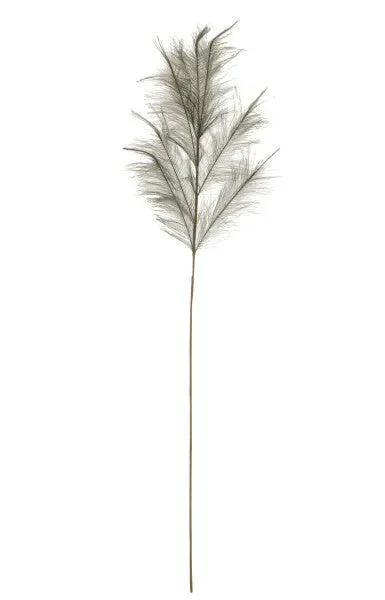 Ramo Plumeau Artificiale Grigio Scuro h.123cm Sconti
