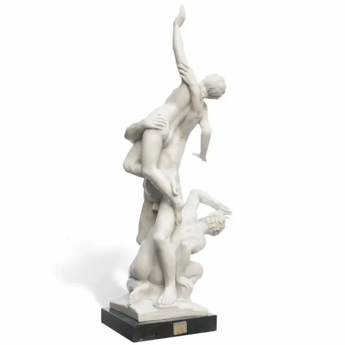 Ratto delle Sabine di Giambologna – Statua in marmo 68 cm - immagine 3
