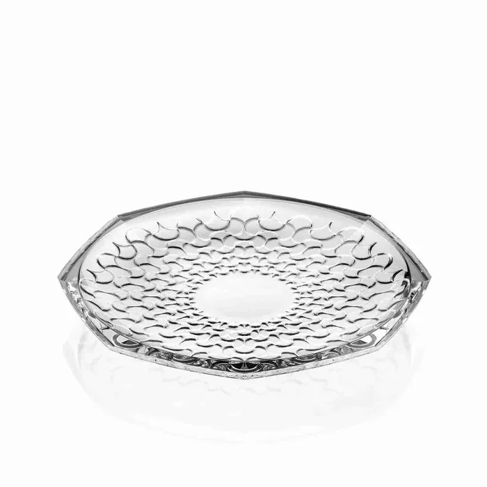 RCR Cristalleria Italiana Arabesque – Centrotavola in Cristallo H 24 cm D 300 mm