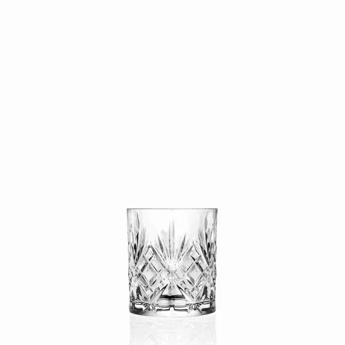 RCR Cristalleria Italiana Bicchiere Melodia – DOF – Tumbler Set da 6 Bicchieri in Vetro Cristallo