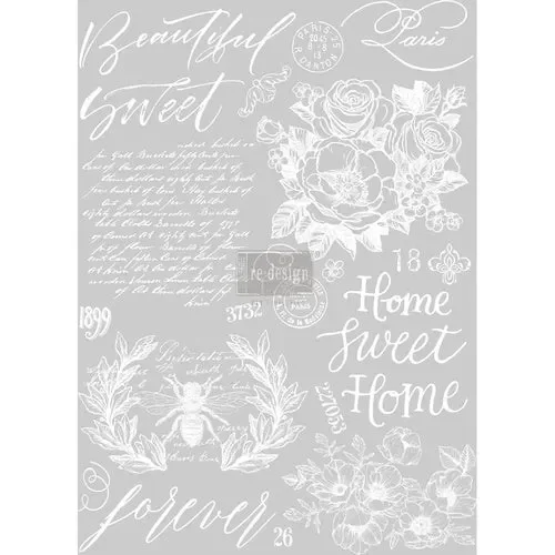 Redesign Décor Transfers® – Beautiful Home – misura 24″x 34″