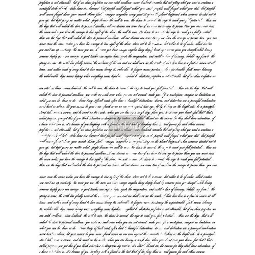 Redesign Décor Transfers® – Never Ending Story – misura 55,88 cm x 76,20 cm