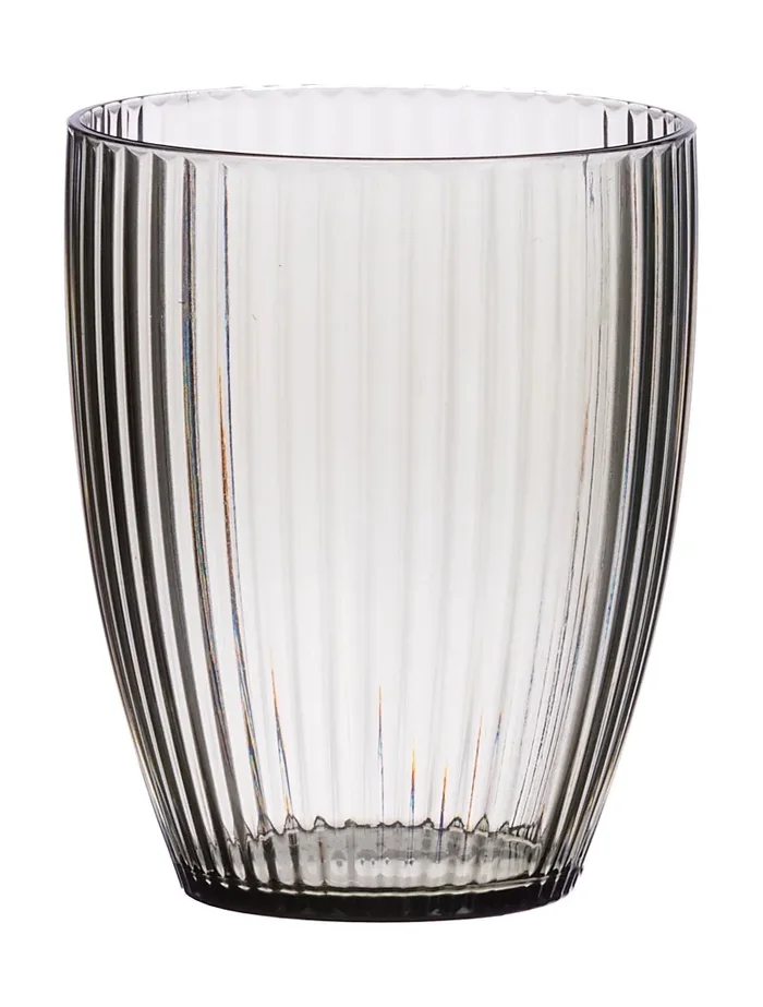 Regalo Italiano Bicchiere Plastica Pangar Ass. D 9 Cm H 11 Cm Grigio Blu o Porpora 1 Pz - immagine 2