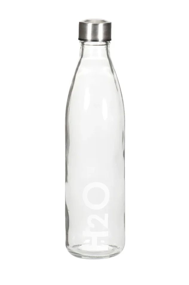 Regalo Italiano Bottiglia Vetro Ass. D 7,5 Cm H 31 Cm 1 Lt 1 Pz