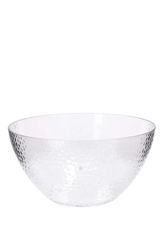 Regalo Italiano Ciotola Lance D 25,5 Cm H 13 Cm Plastica Trasparente