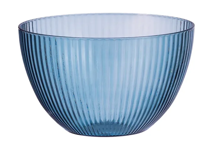 Regalo Italiano Ciotola Plastica Pangar Ass. D 14 Cm H 8,5 Cm Grigio Blu o Porpora 1 Pz