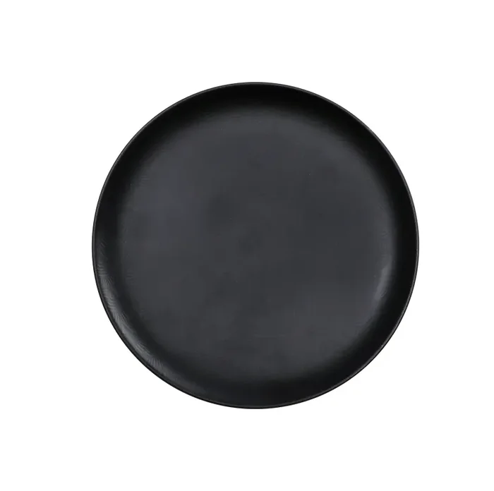 Regalo Italiano Piatto Frutta Owens Melamina D 21 Cm Nero