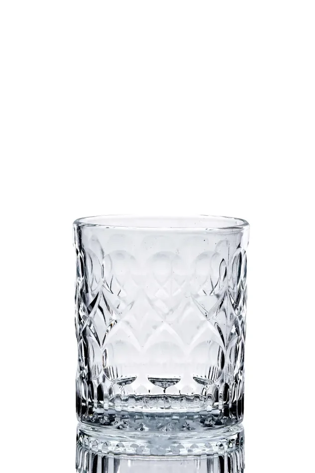 Regalo Italiano Set 6 Bicchieri in Vetro Yivette 30 Cl