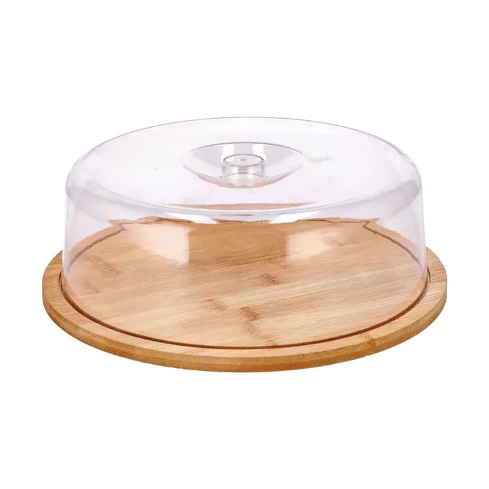 Regalo Italiano Vassoio Legno con Campana D 27,5 Cm H 9 Cm Vendita calda online