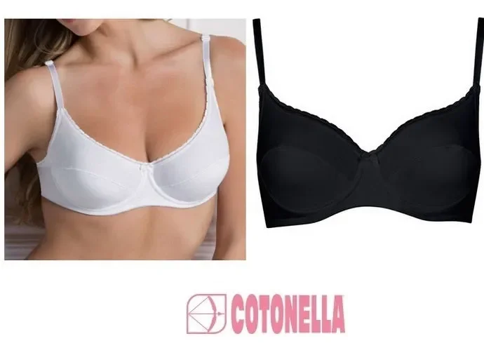 REGGISENO DONNA COTONELLA IN COTONE ART. MARTINA COL. E MIS. A SCELTA
