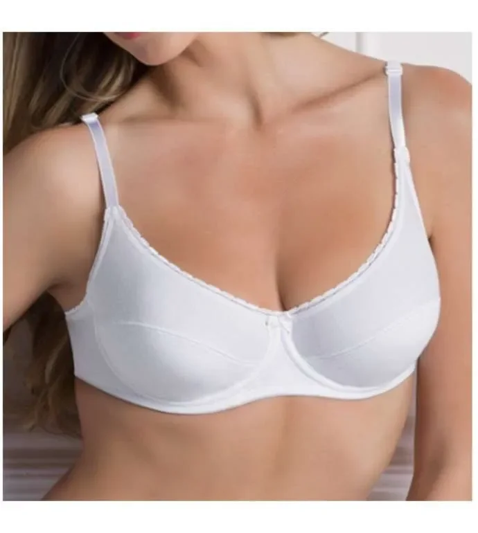 REGGISENO DONNA COTONELLA IN COTONE ART. MARTINA COL. E MIS. A SCELTA - immagine 2