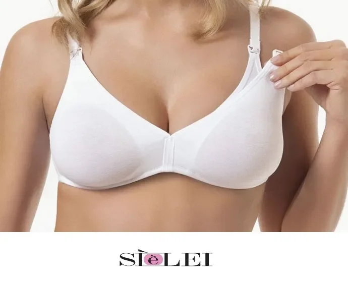 REGGISENO DONNA SIèLEI IN COTONE PER ALLATTAMENTO ART. 44 COL. FOTO MIS. A SCELTA