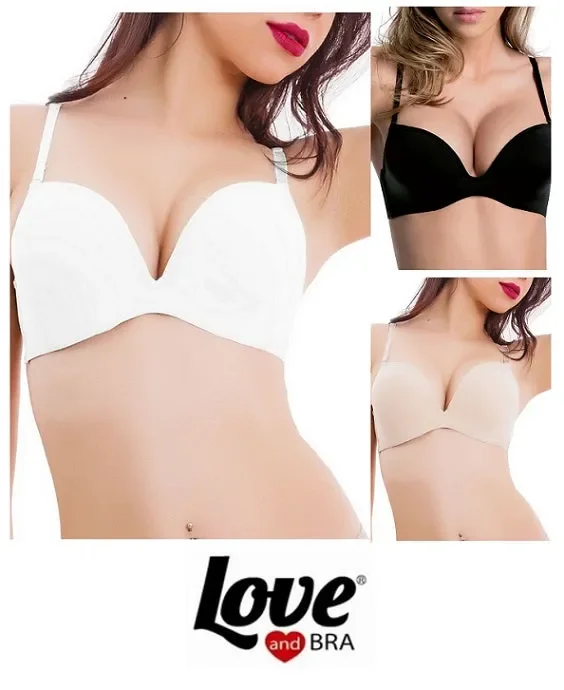 REGGISENO DONNA SUPER PUSH-UP LOVE AND BRA ART. MERAVIGLIOSO COL. E MIS. A SCELTA