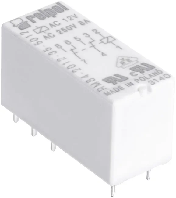 Relè Elettromagnetico Relpol 230VAC DPDT 8A – RM84-2012-35-5230 | LED-Mobile