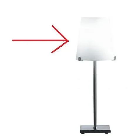 Ricambio Chiara Diffusore lampada da tavolo